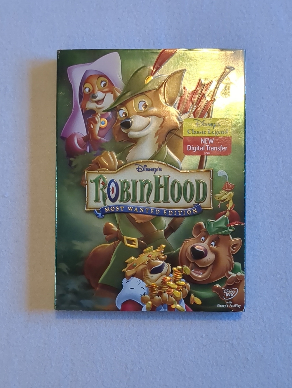 Disney Robin Hood DVD Most Wanted/Special Edition G Rated Deleted Scenes